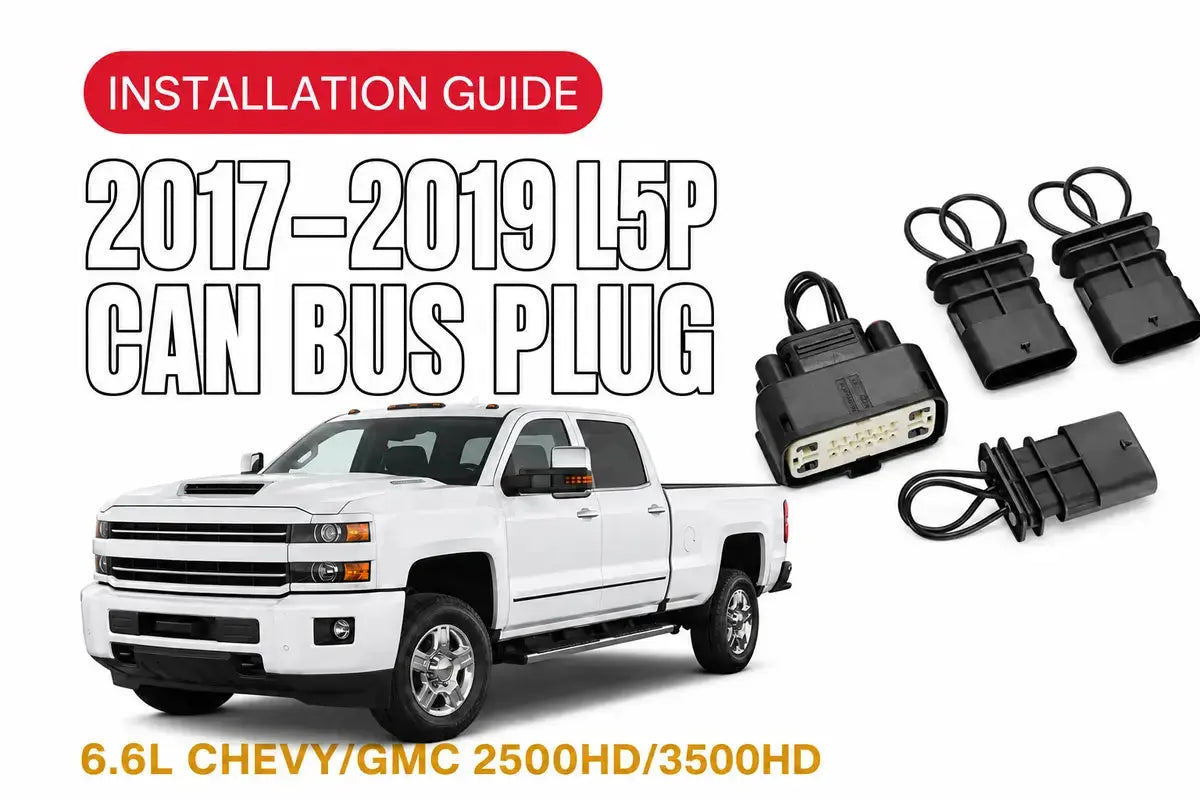2017–2019 L5P CAN Bus plug location and installation guide
