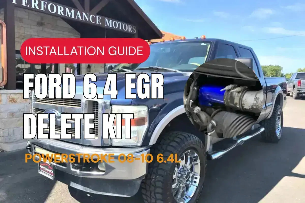 6.4L Powerstroke EGR Delete Kit Installation Guide Step by Step