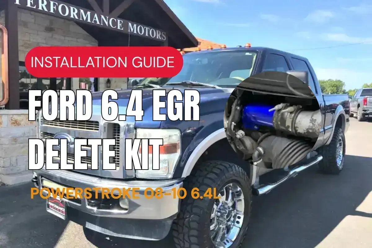 6.4L Powerstroke EGR Delete Kit Installation Guide Step by Step