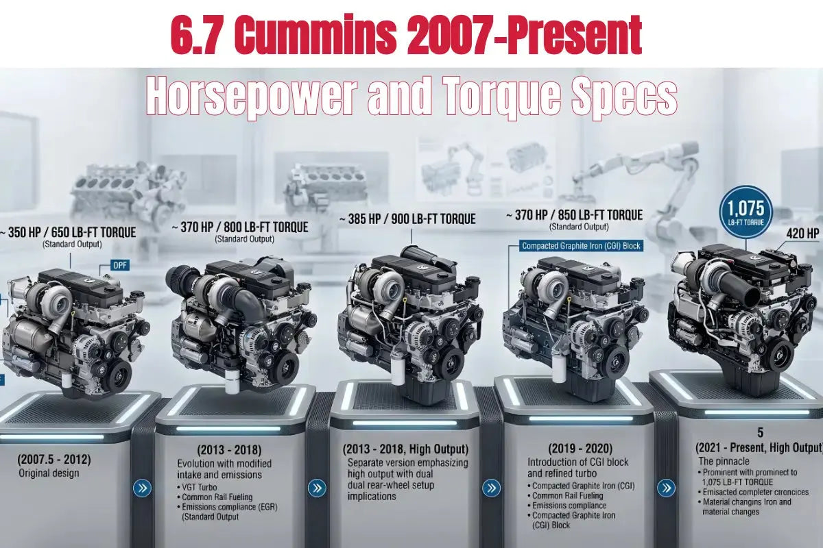 6.7 Cummins Horsepower and Torque Specs (2007-Present): Ultimate Guide