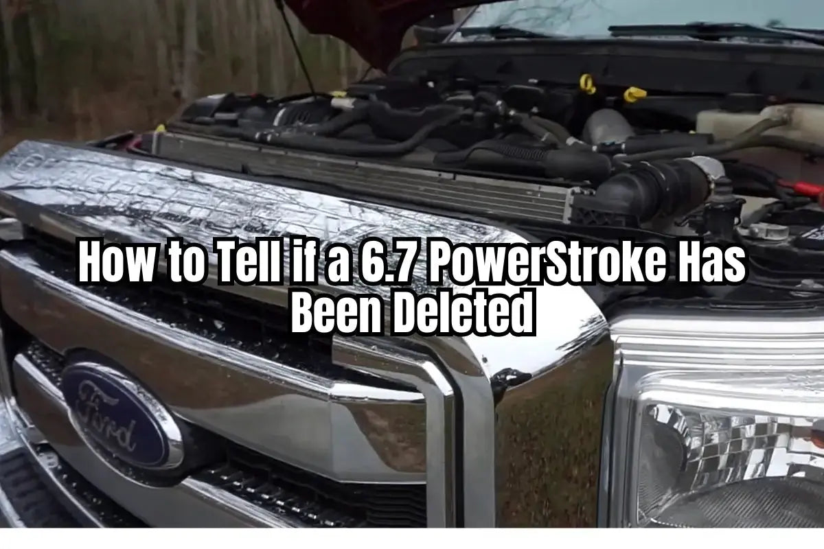 How to Tell if a 6.7 PowerStroke Has Been Deleted