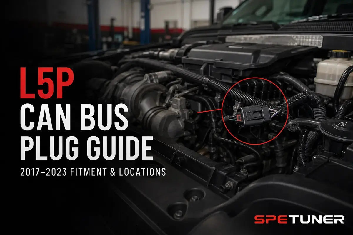 L5P CAN Bus plug guide for 2017–2023 Chevy Silverado and GMC Sierra Duramax