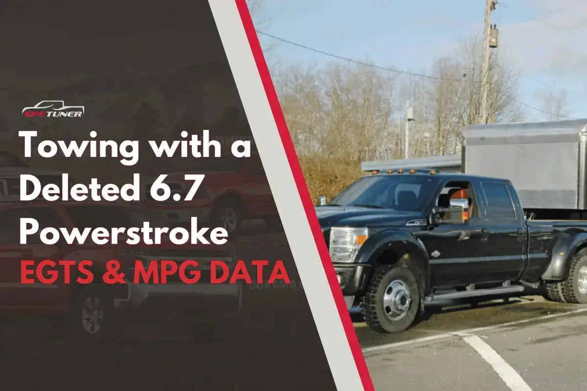 Towing with a Deleted 6.7 Powerstroke: EGTs & MPG Truth