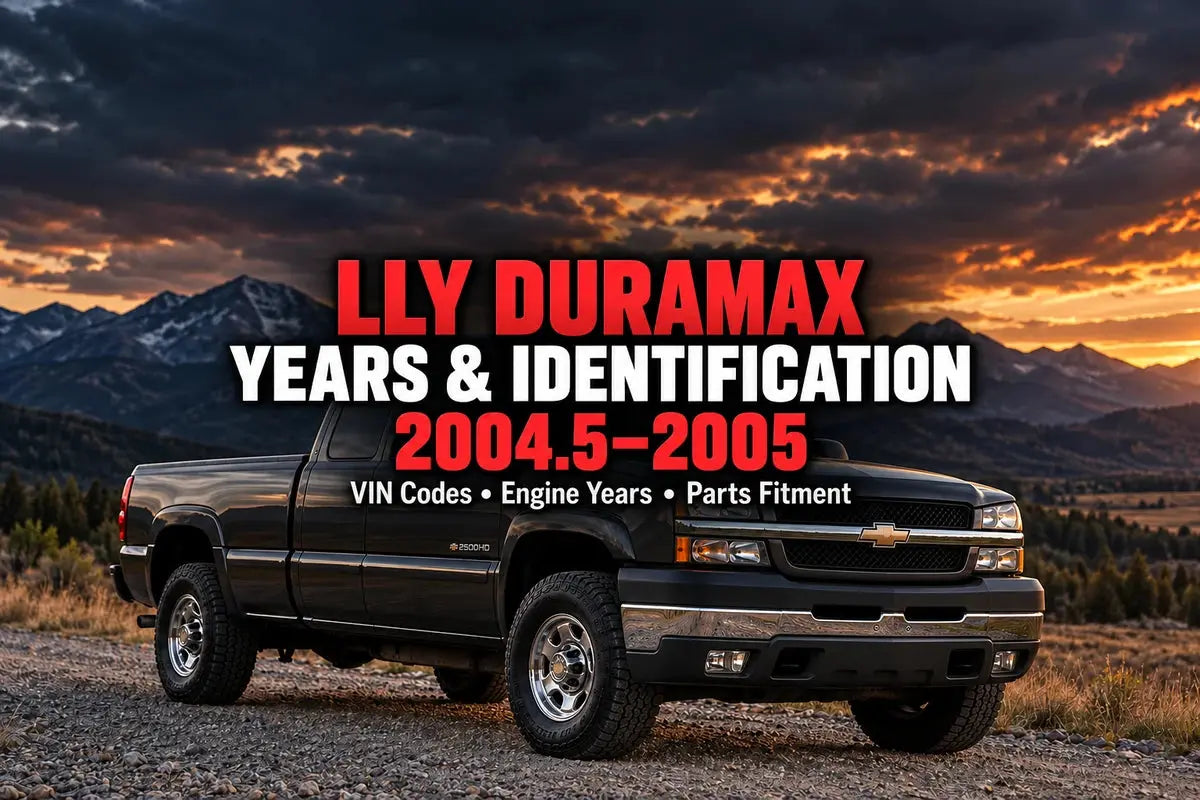2004.5–2005 Chevrolet Silverado 2500HD with LLY Duramax years and identification guide