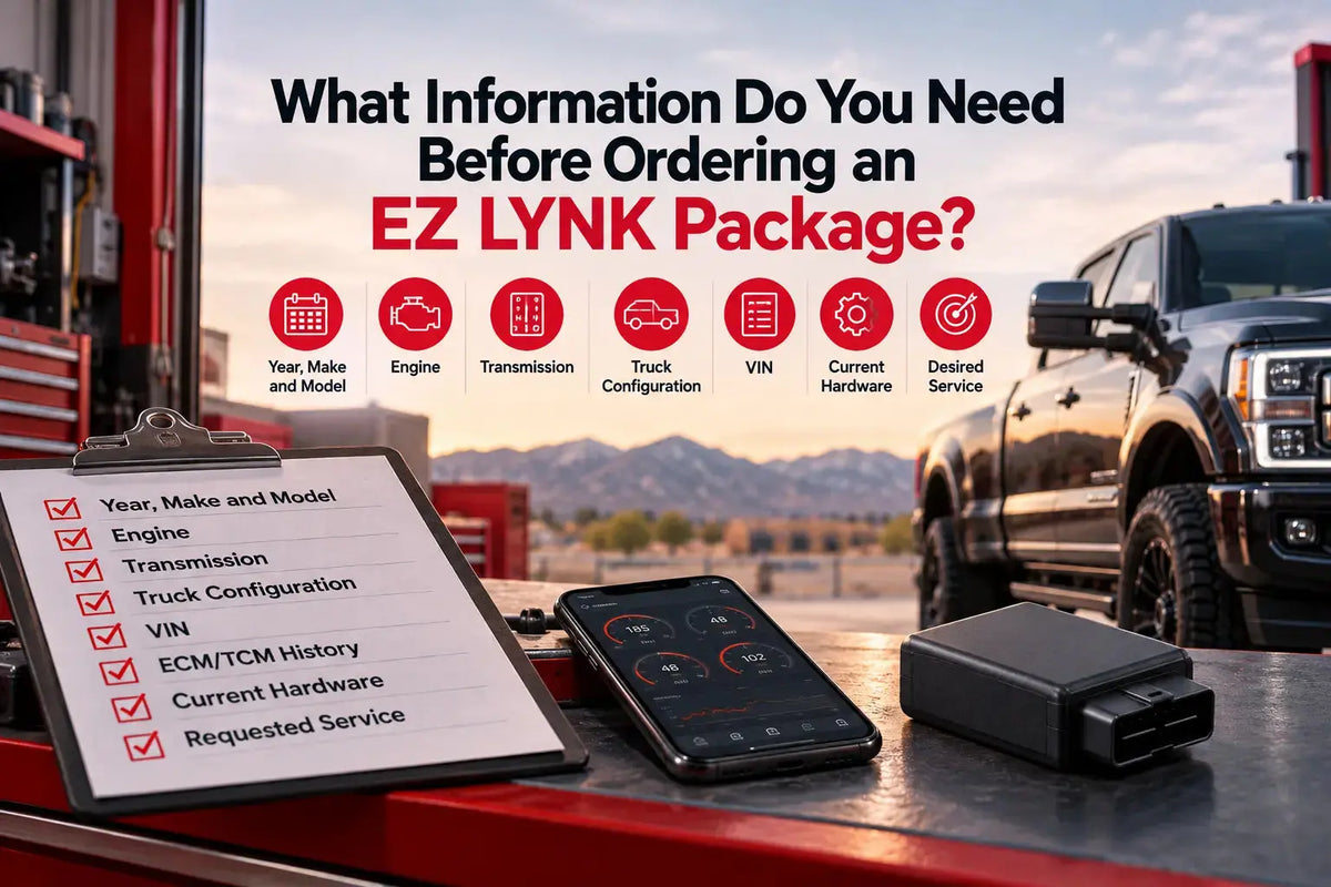 What Information Do You Need Before Ordering an EZ LYNK Package