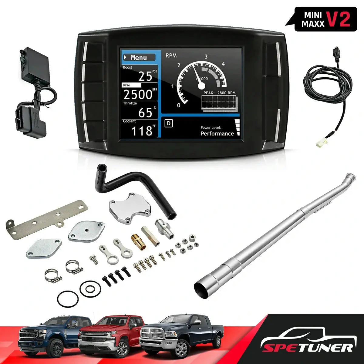 DPF/DEF/EGR Delete for Ram 2019+ 6.7 Cummins All-in-One Kit |SPETUNER-1