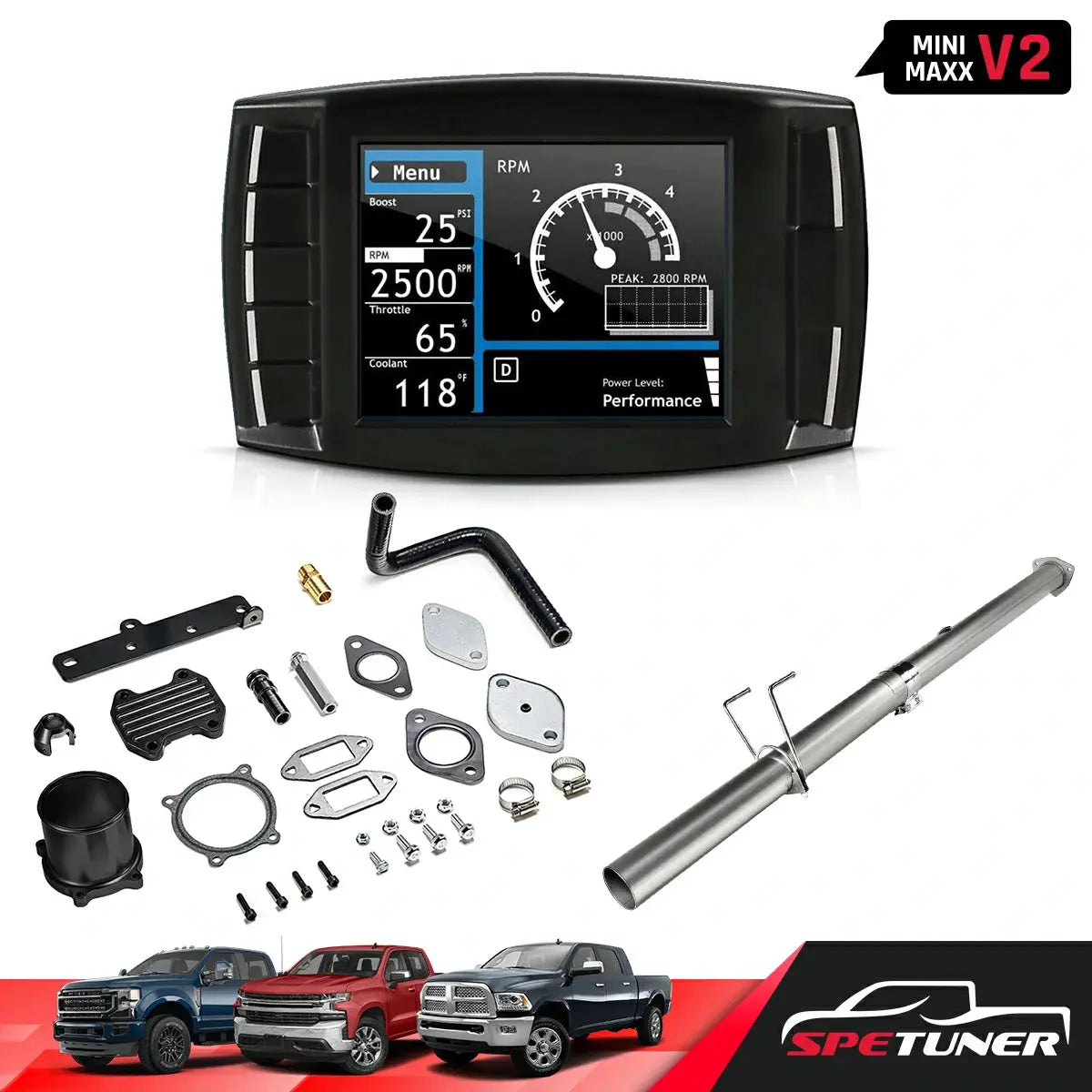 DPF/DEF/EGR Delete for 2013-2018 6.7L Cummins All-in-One Kit