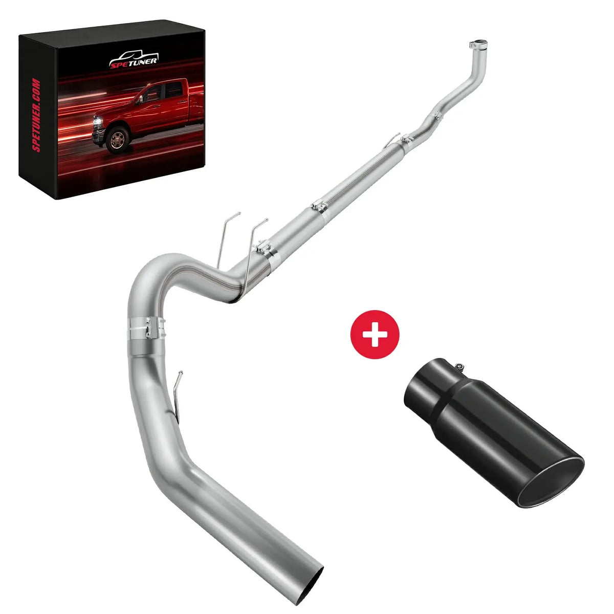 4" / 5" Turbo-Back DPF Delete Exhaust Kit for 2023-2024 Ford F-250 / F-350 / F-450 6.7L Powerstroke, 5"Turbo-Back / Yes configuration