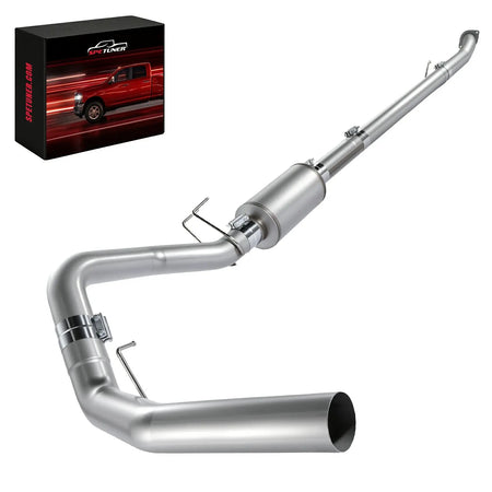 4"/5" 2011-2019 Ford 6.7 Powerstroke DPF Delete Race Pipe w/Muffler Exhaust SPETUNER
