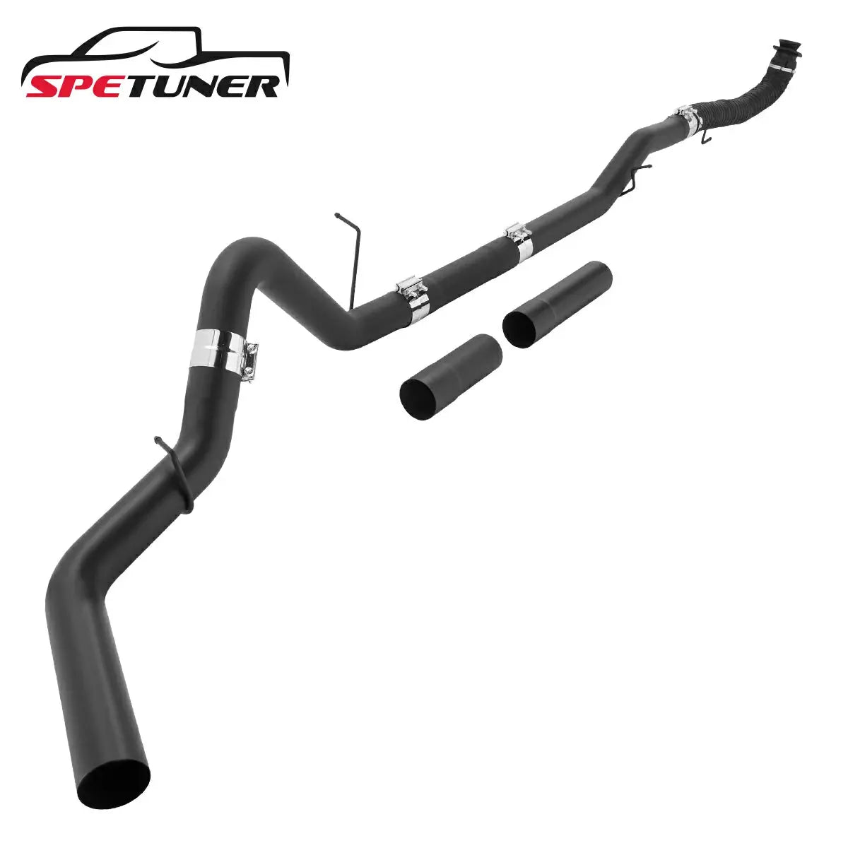 4"/5" 2017+ L5P 6.6 Duramax DPF Delete Race Pipe Chevy GMC SPETUNER
