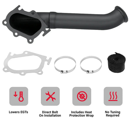 3″ Downpipe Exhaust for GMC/Chevrolet 6.6L Duramax LB7 2001-2004 SPETUNER