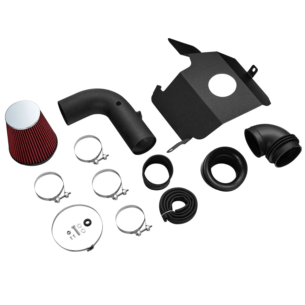 Cold Air Intake Kit with Heat Insulation Baffle for 2003-2007 Dodge Ram 2500/3500 5.9L L6 Diesel SPETUNER