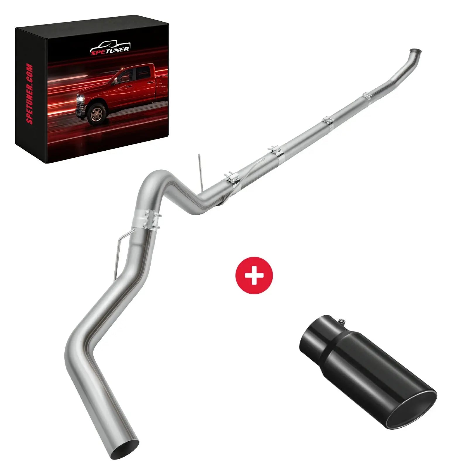 4" Turbo-Back Exhaust System DPF Delete for 2003-2004 5.9L Cummins SPETUNER