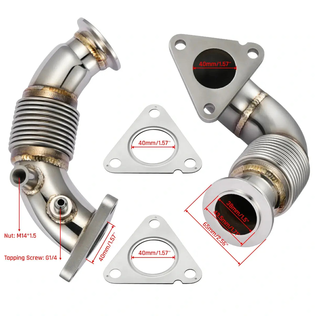 Exhaust Up-Pipe for Ford F250 F350 F450 6.7L Powerstroke 2015-2019 SPETUNER
