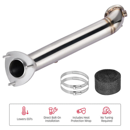 3" Performance Downpipe Exhaust for 2015.5-2016 6.6L LML Duramax Diesel SPETUNER