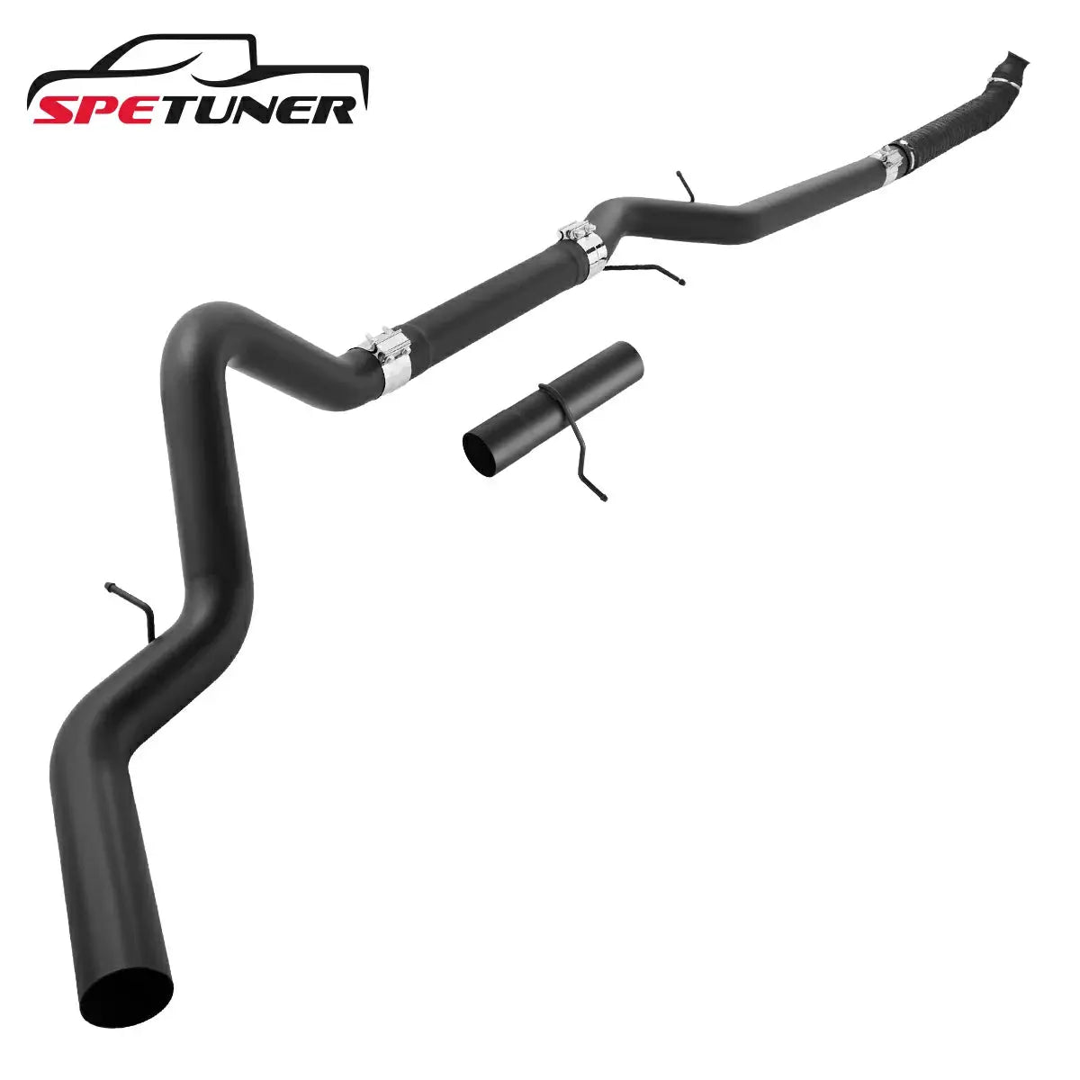 4"/5" 2007.5-2010 LMM  6.6L Duramax DPF Delete Race Pipe SPETUNER