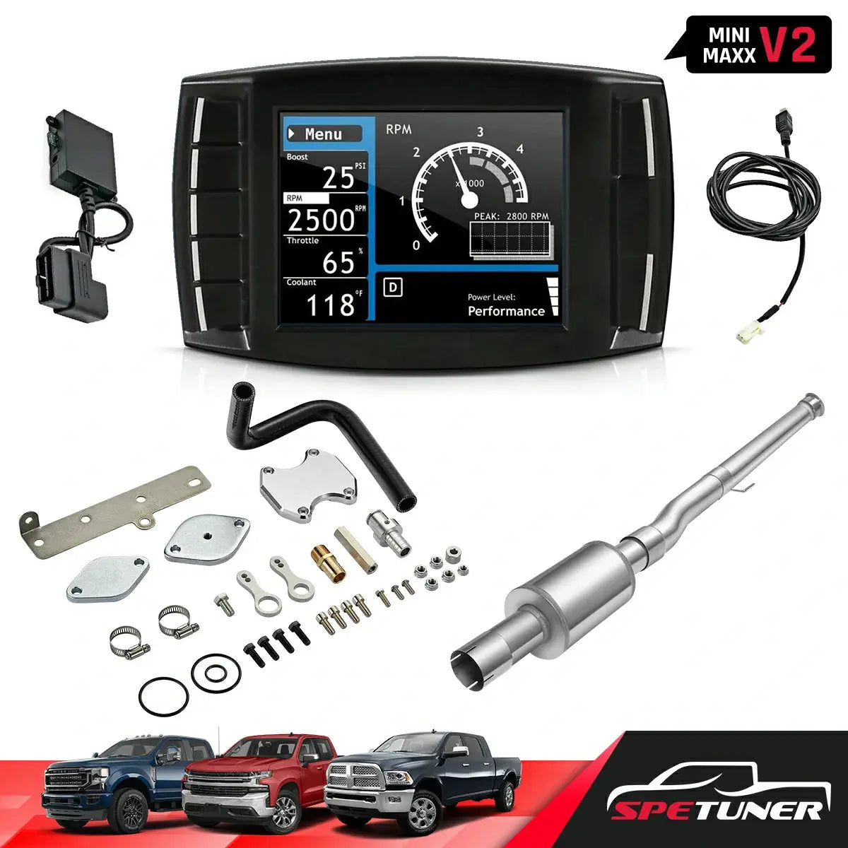 DPF/DEF/EGR Delete for Ram 2019+ 6.7 Cummins All-in-One Kit |SPETUNER-12