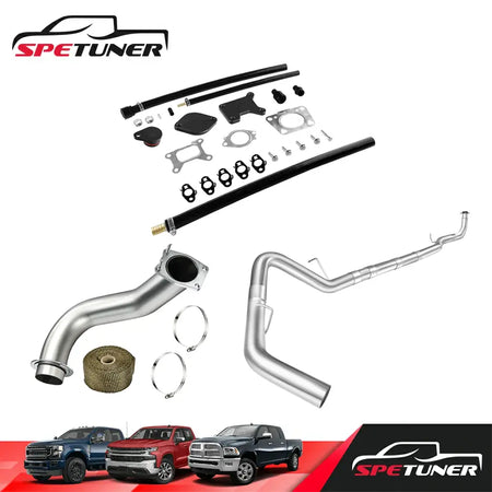 EGR/DPF/Downpipe/CAN BUS Plug Delete 2017+ L5P 6.6L Duramax All-in-One Kit |SPETUNER-12