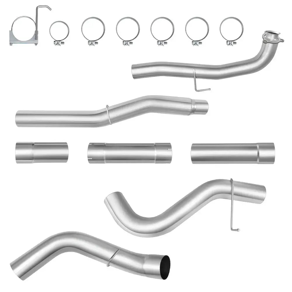 4"/5" 2011-2016 LML 6.6 Duramax DPF Delete Race Pipe Exhaust Chevy GMC|SPETUNER-18