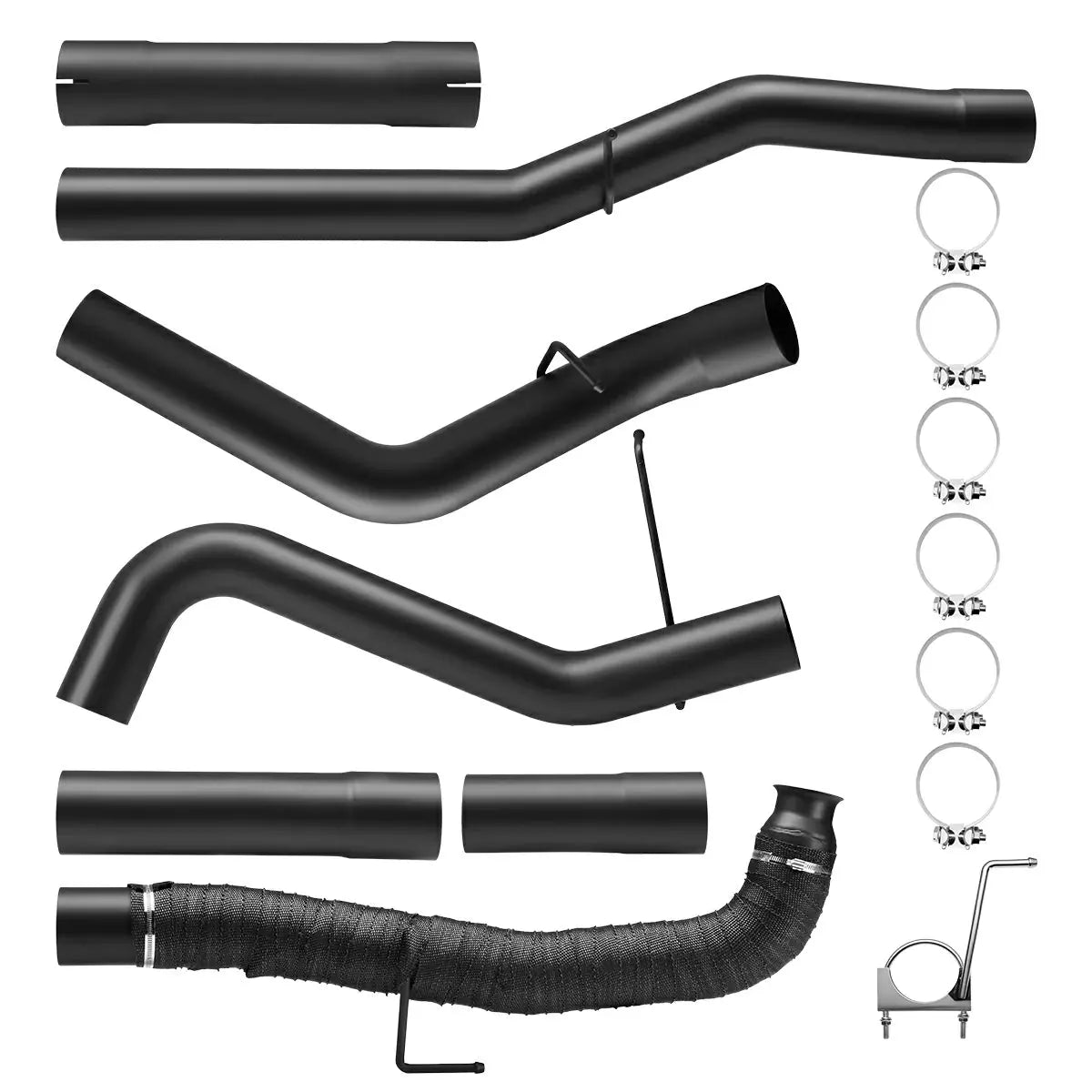 4"/5" 2011-2016 LML 6.6 Duramax DPF Delete Race Pipe Exhaust Chevy GMC SPETUNER