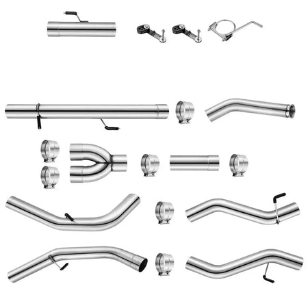 4''/5'' 2013-2018 6.7 Cummins DPF Delete Race Pipe Dodge Ram 2500/3500|SPETUNER-10