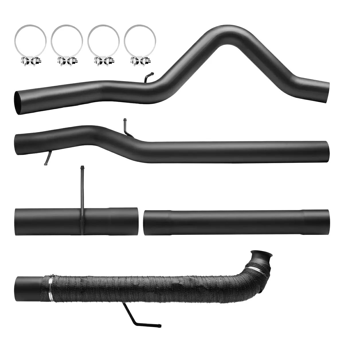 4"/5" 2007.5-2010 LMM  6.6L Duramax DPF Delete Race Pipe SPETUNER