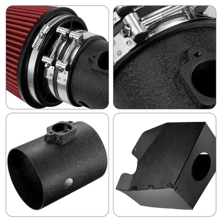 Air Intake Kit with Heat Shield for 2008-2010 6.4L Powerstroke Super Duty SPETUNER