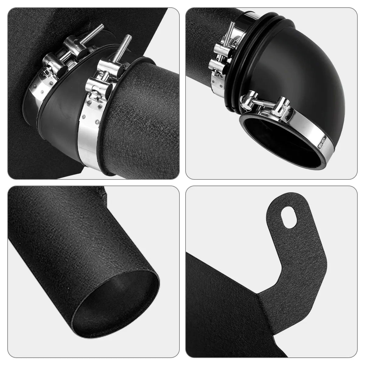 Cold Air Intake Kit with Heat Insulation Baffle for 2003-2007 Dodge Ram 2500/3500 5.9L L6 Diesel SPETUNER