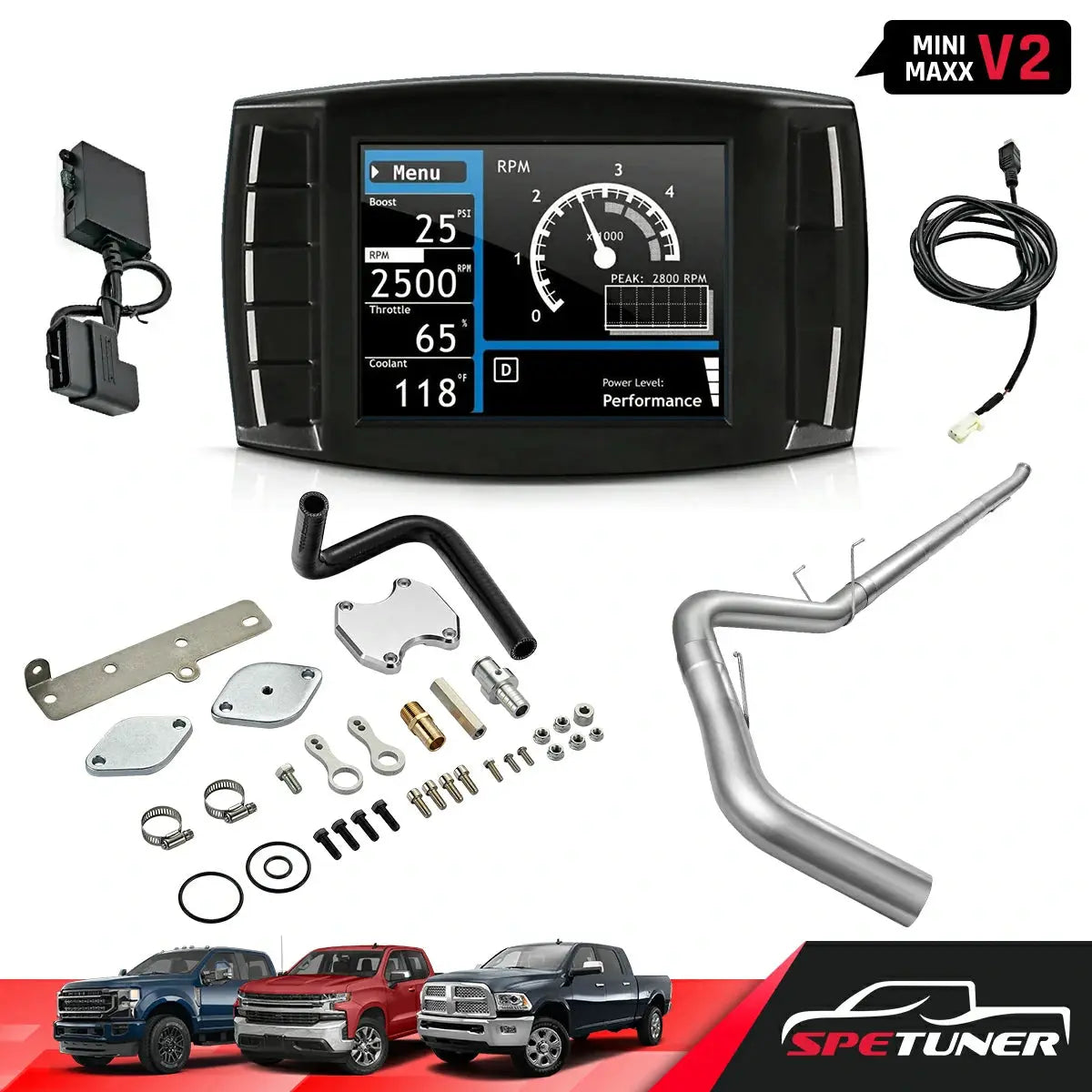 DPF/DEF/EGR Delete for Ram 2019+ 6.7 Cummins All-in-One Kit |SPETUNER-13