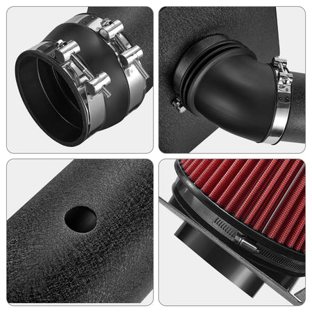 Air Intake Kit with Heat Insulation Baffle for 2004-2005 6.6L Duramax LLY GMC/Silverado 2500/3500 HD SPETUNER