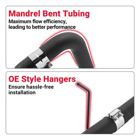 For 4"/5" 2004.5-2007 5.9L Cummins DPF Delete Race Pipe Dodge Ram 2500/3500 SPETUNER