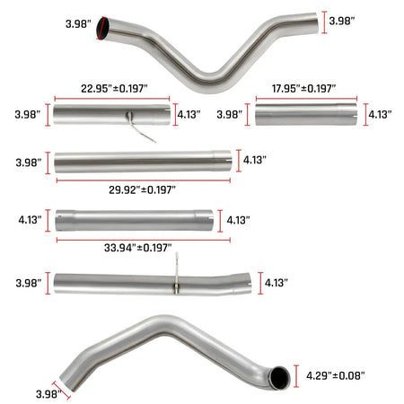 4‘’ Turbo-Back Exhaust System for 1999.5-2003 Ford 7.3L Powerstroke SPETUNER