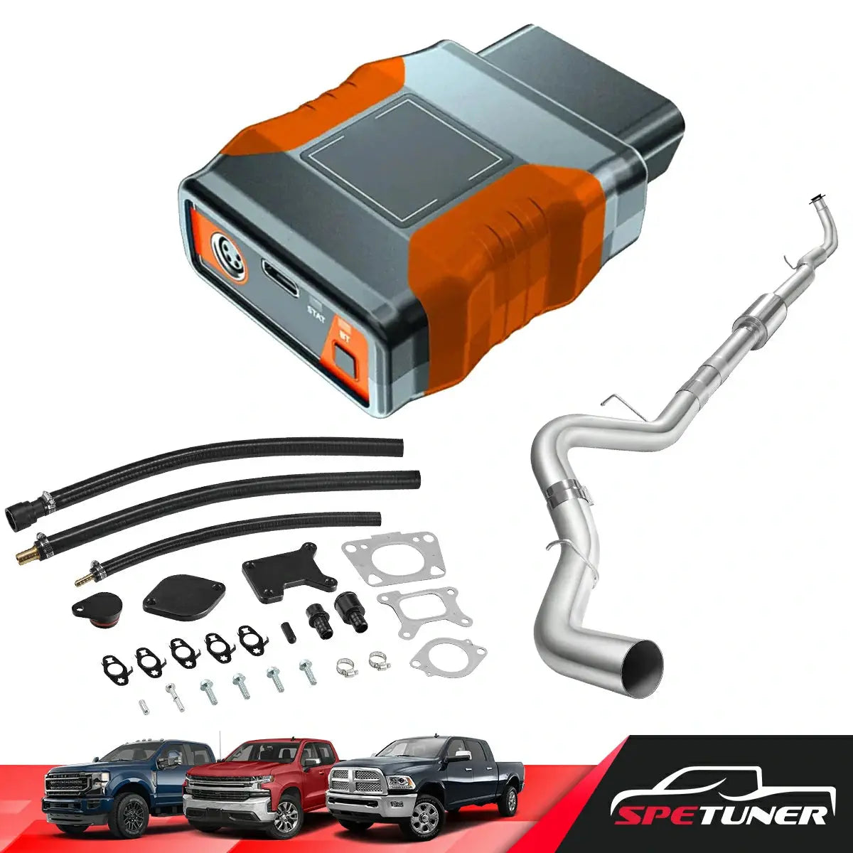 DPF/EGR/DEF Delete 2017+ L5P 6.6L Duramax All-in-One Kit |SPETUNER-14