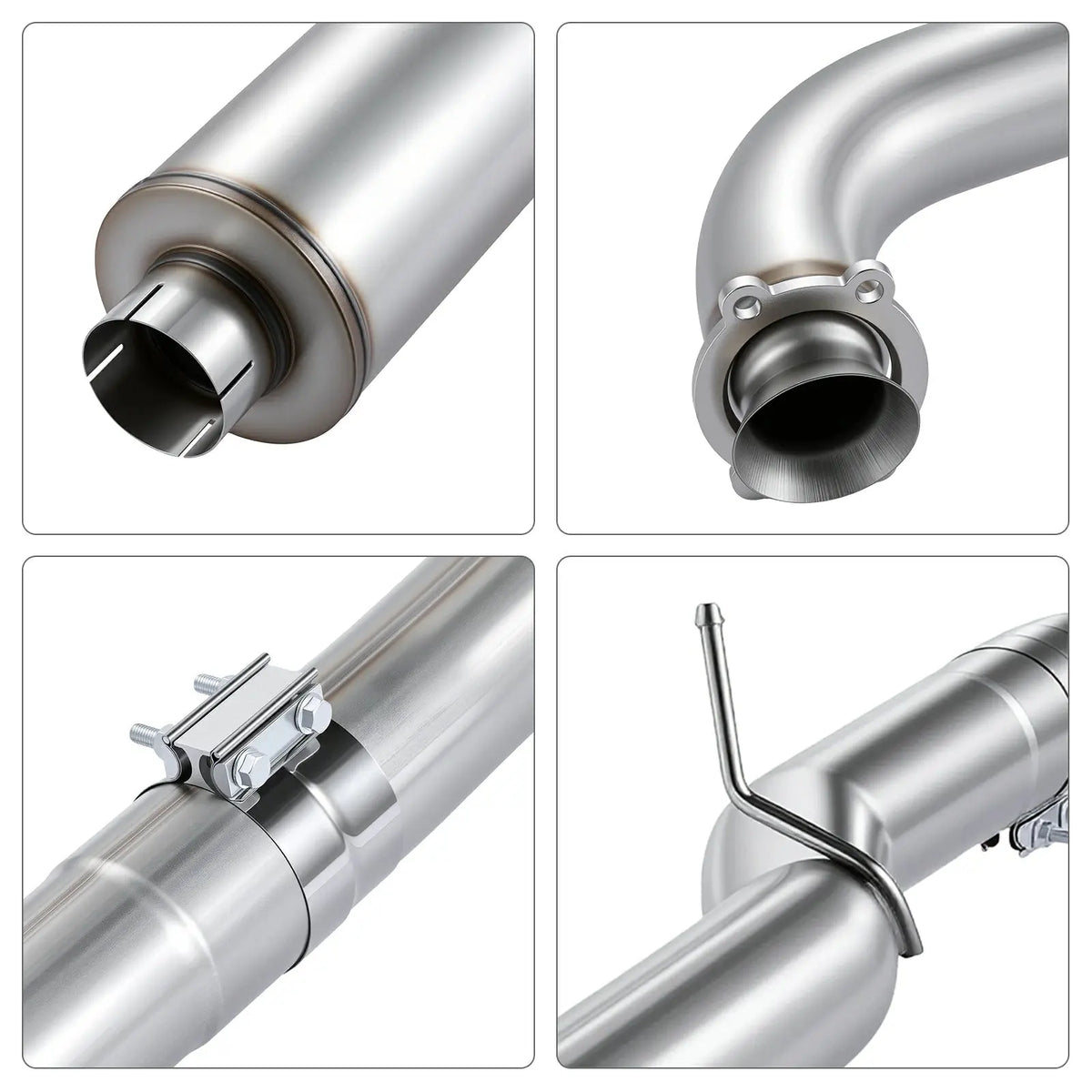 4"/5" 2017+ L5P 6.6 Duramax DPF Delete Race Exhaust Pipe Chevy GMC SPETUNER