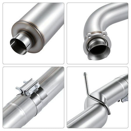4"/5" 2017+ L5P 6.6 Duramax DPF Delete Race Exhaust Pipe Chevy GMC SPETUNER