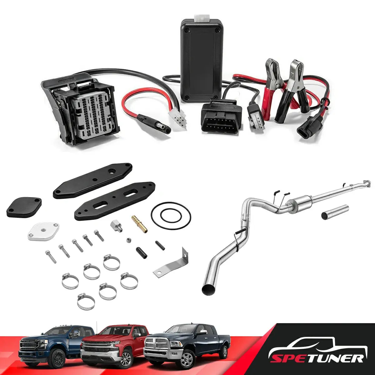 DPF/DEF/EGR/CCV Delete 2020+ Ford 6.7L Powerstroke All-in-One Kit |SPETUNER-15