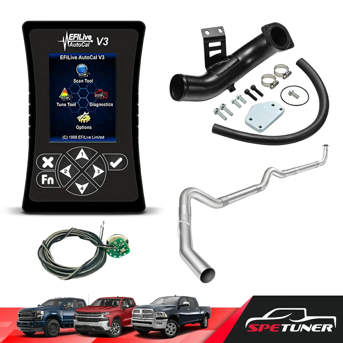 DEF/EGR/DPF Delete for GM 2004-2005 LLY 6.6L Duramax All-in-One Kit |SPETUNER-15