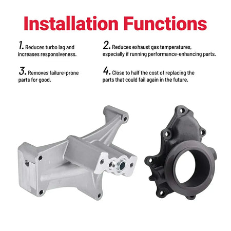 Bellowed Up-Pipe Kit & EBPV & Turbo for Ford 1999.5-2003 7.3L Powerstroke SPEtuner