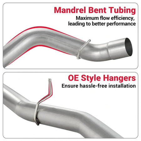 4" Downpipe-Back DPF Delete Exhaust System for 2015.5-2016 Chevy GMC LML 6.6L Duramax SPEtuner