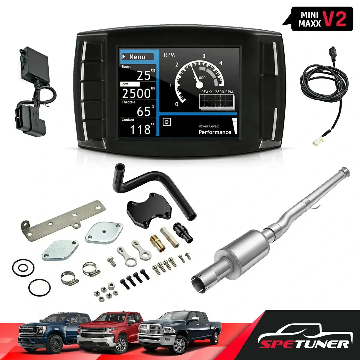 DPF/DEF/EGR Delete for Ram 2019-2021 6.7 Cummins All-in-One Kit SPETUNER