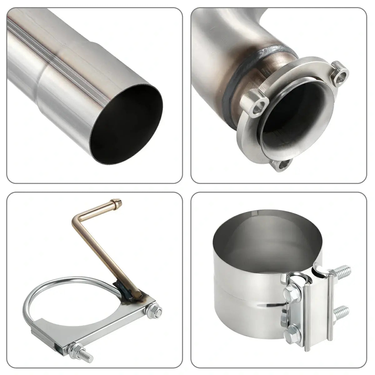 4" Downpipe-Back DPF Delete Exhaust System for 2015.5-2016 Chevy GMC LML 6.6L Duramax SPEtuner