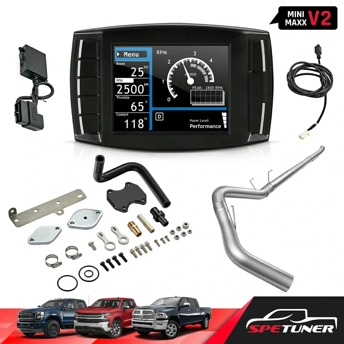 DPF/DEF/EGR Delete for Ram 2019+ 6.7 Cummins All-in-One Kit |SPETUNER-17