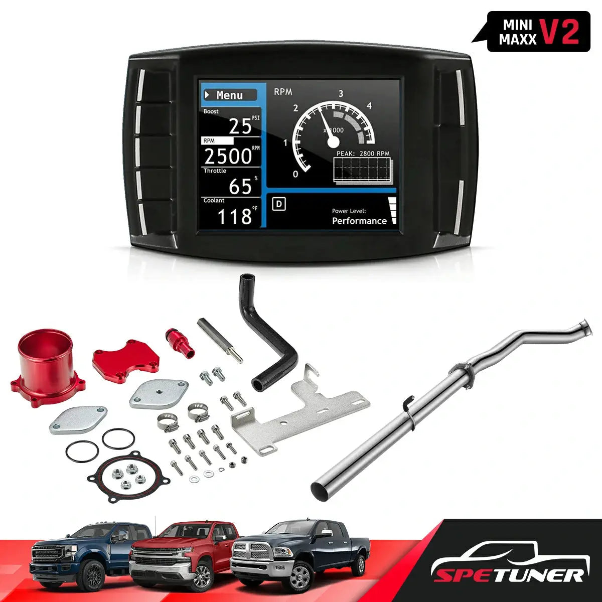 DPF/DEF/EGR Delete for Ram 2010-2012 6.7 Cummins All-in-One Kit|SPETUNER-17