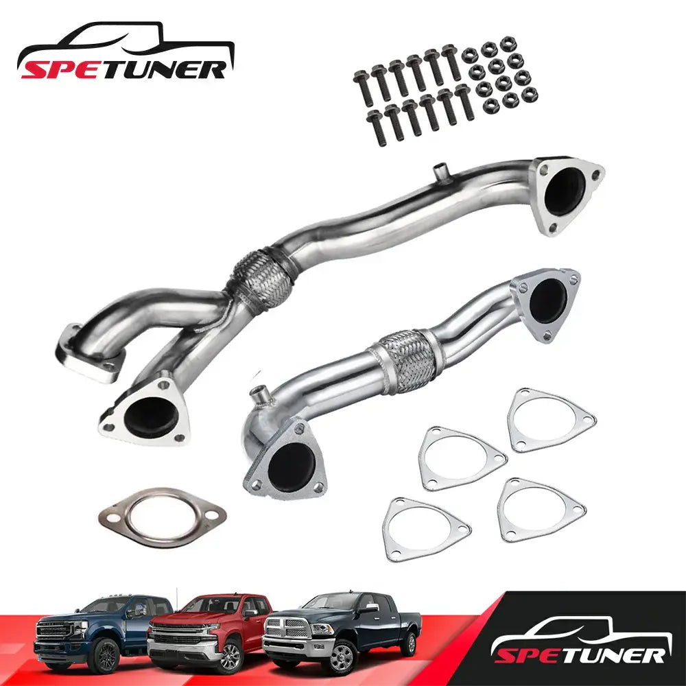 Exhaust Up-Pipe for Ford 2003-2010 6.4L 6.0L Powerstroke Diesel F250 F350 F450 SPETUNER