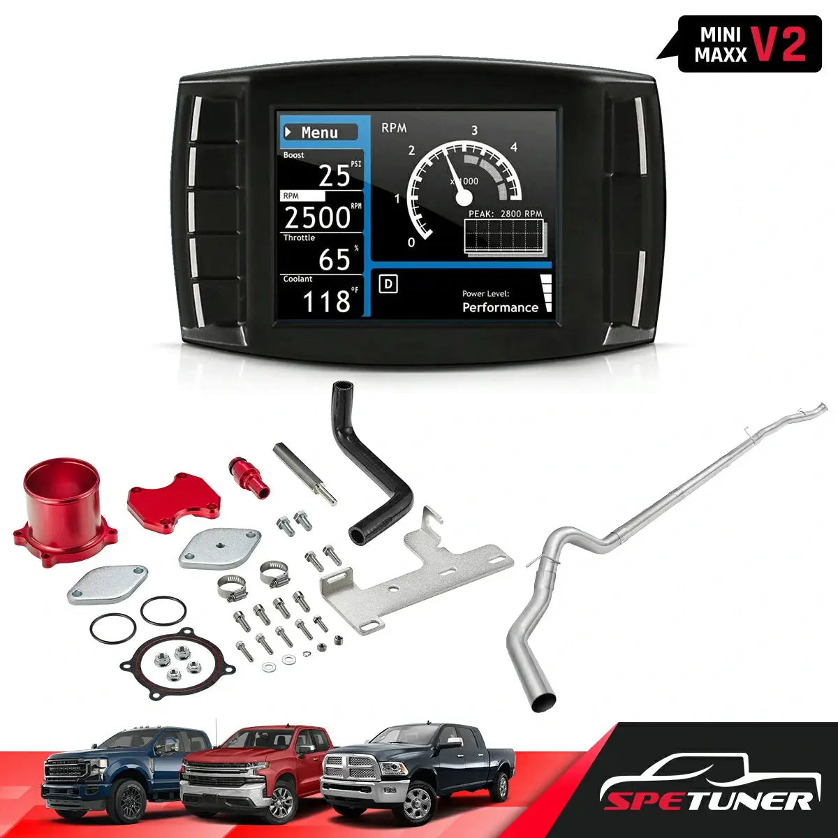 DPF/DEF/EGR Delete for Ram 2010-2012 6.7 Cummins All-in-One Kit|SPETUNER-18