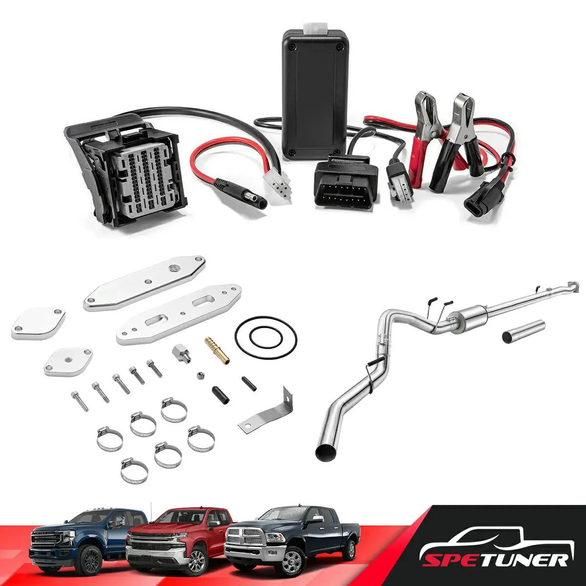 DPF/DEF/EGR/CCV Delete 2020+ Ford 6.7L Powerstroke All-in-One Kit |SPETUNER-18