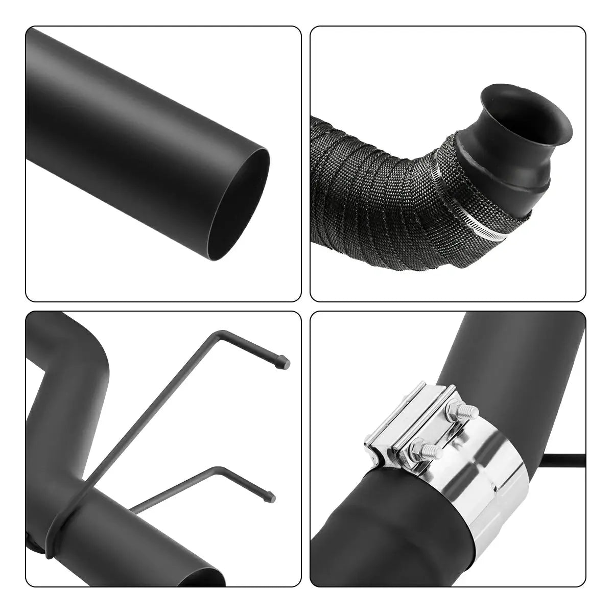 4"/5'' 2019+ 6.7 Cummins DPF Delete Race Pipe | Dodge Ram 2500/3500 SPETUNER
