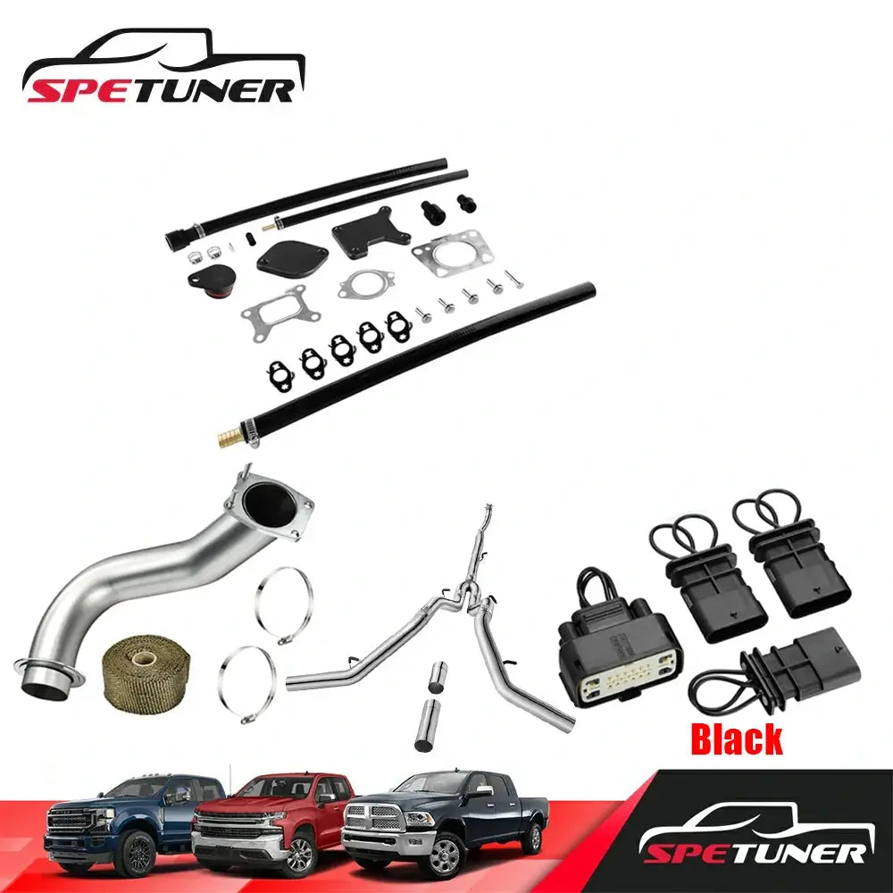 EGR/DPF/Downpipe/CAN BUS Plug Delete 2017+ L5P 6.6L Duramax All-in-One Kit |SPETUNER-122