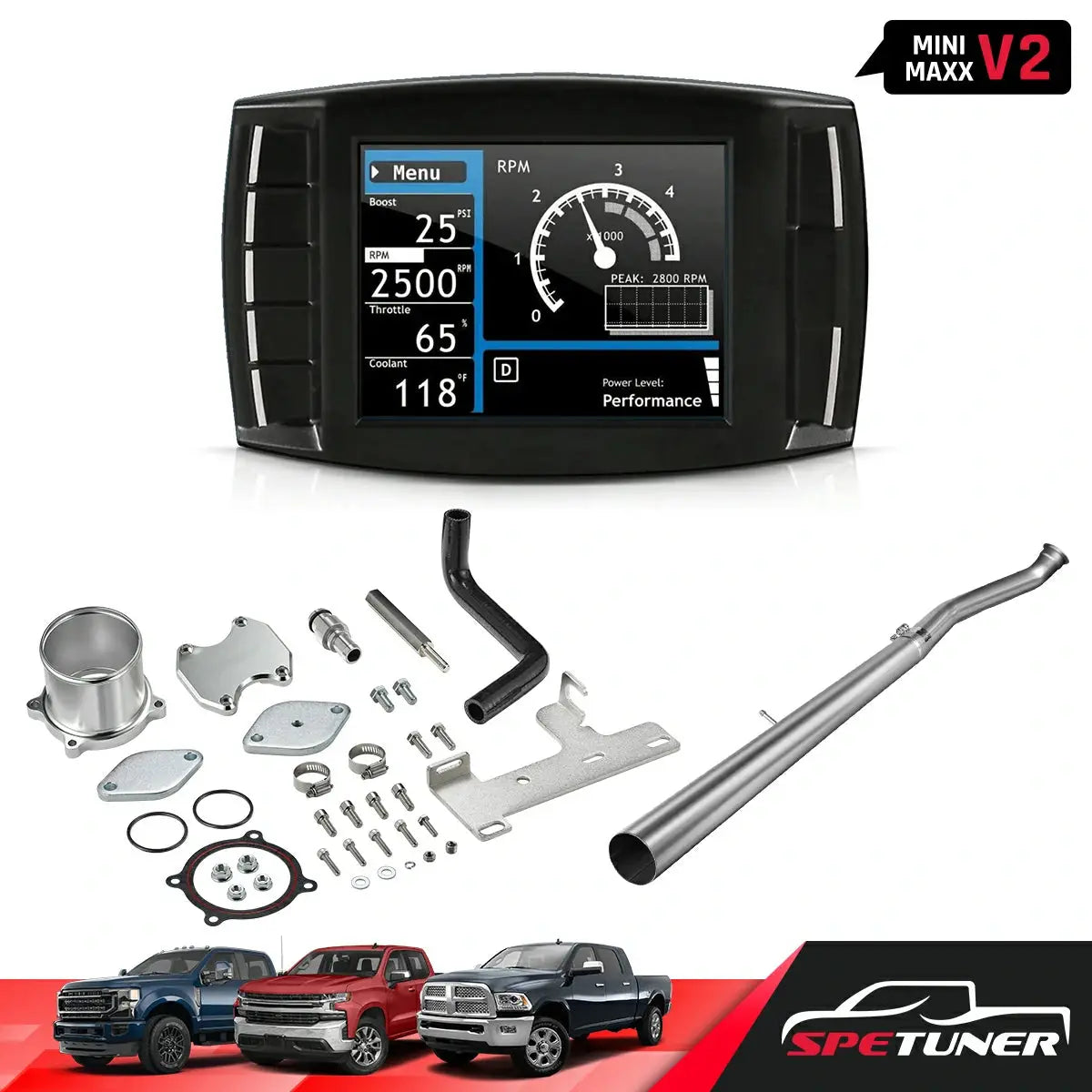 DPF/DEF/EGR Delete for Ram 2010-2012 6.7 Cummins All-in-One Kit|SPETUNER-19