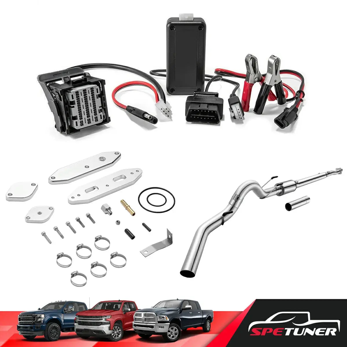 DPF/DEF/EGR/CCV Delete 2020+ Ford 6.7L Powerstroke All-in-One Kit |SPETUNER-19